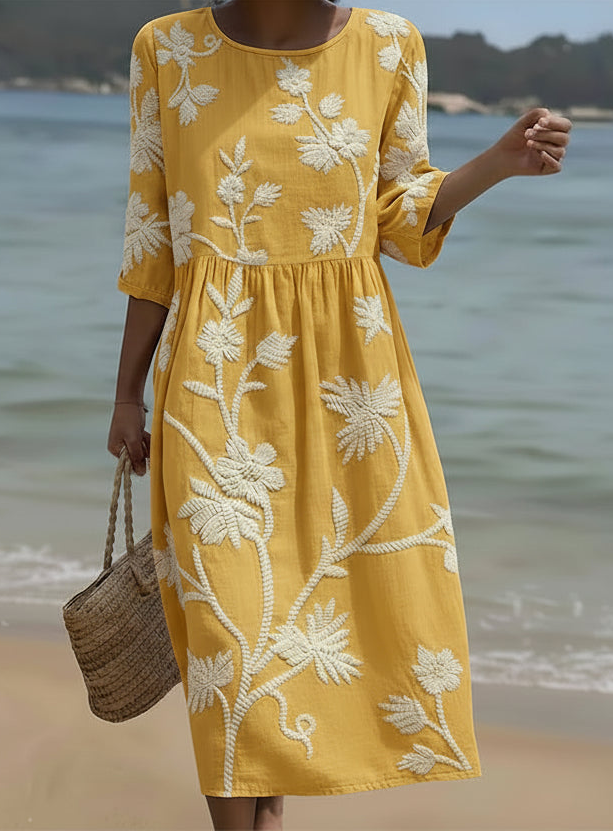 LAUREN | FLORAL MIDI DRESS