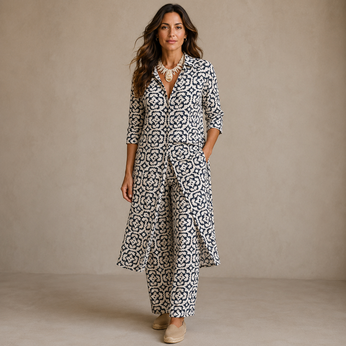 SARA | Patterned Two Piece Set