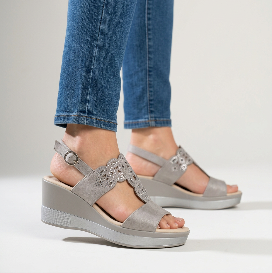 RACHELLE | Comfortable women's wedge sandal