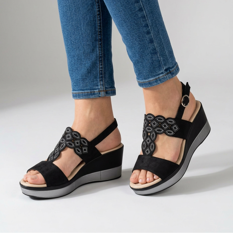 RACHELLE | Comfortable women's wedge sandal