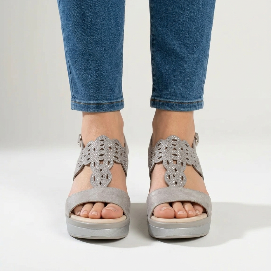 RACHELLE | Comfortable women's wedge sandal