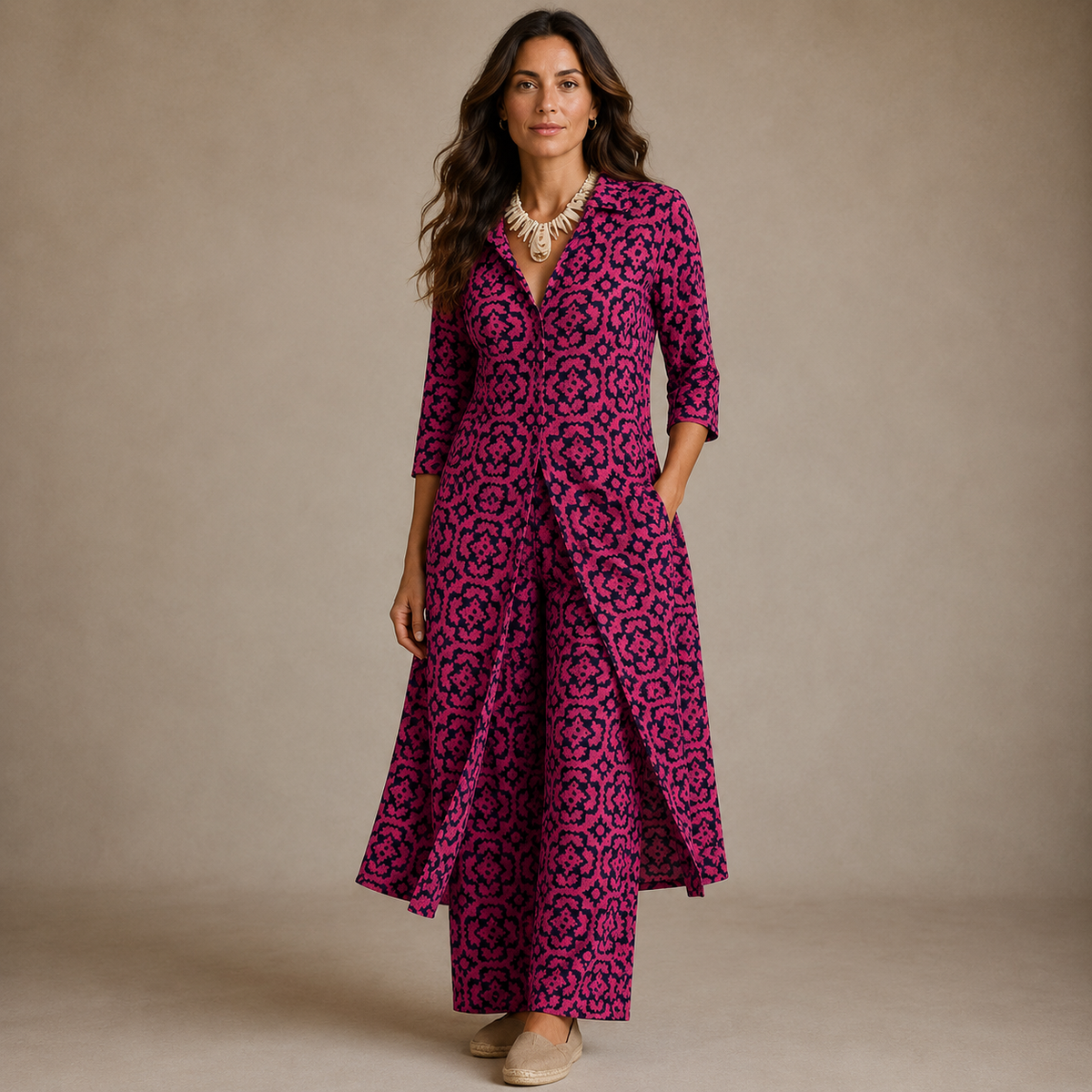 SARA | Patterned Two Piece Set