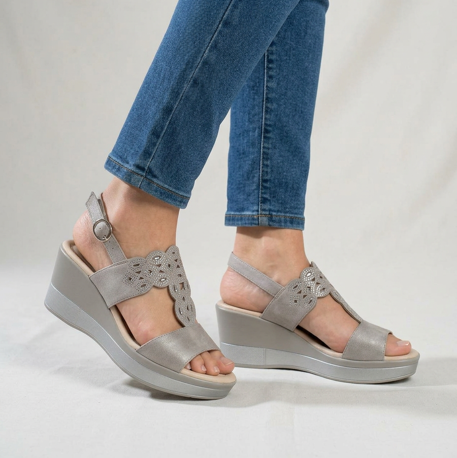 RACHELLE | Comfortable women's wedge sandal