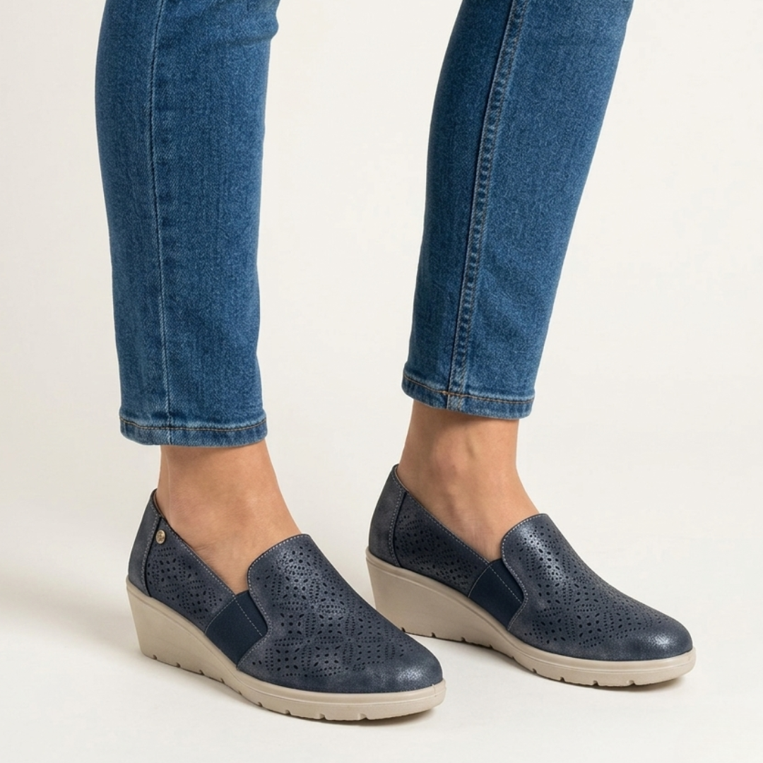 ALEXANDRA | Comfortable Women's Wedge Loafers
