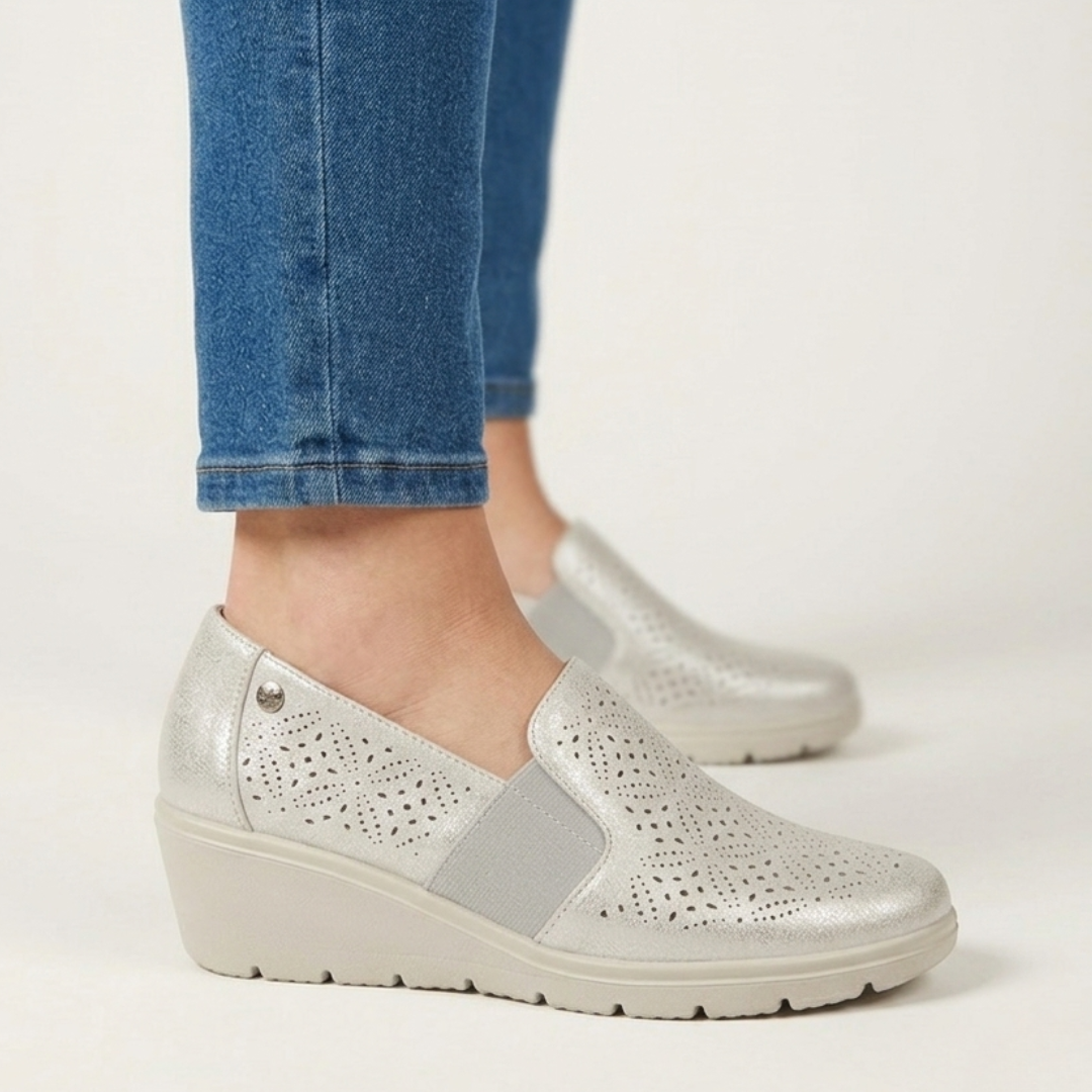 ALEXANDRA | Comfortable Women's Wedge Loafers