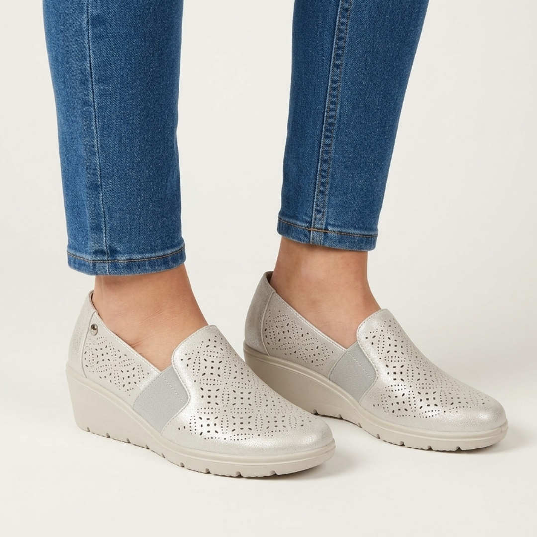 ALEXANDRA | Comfortable Women's Wedge Loafers