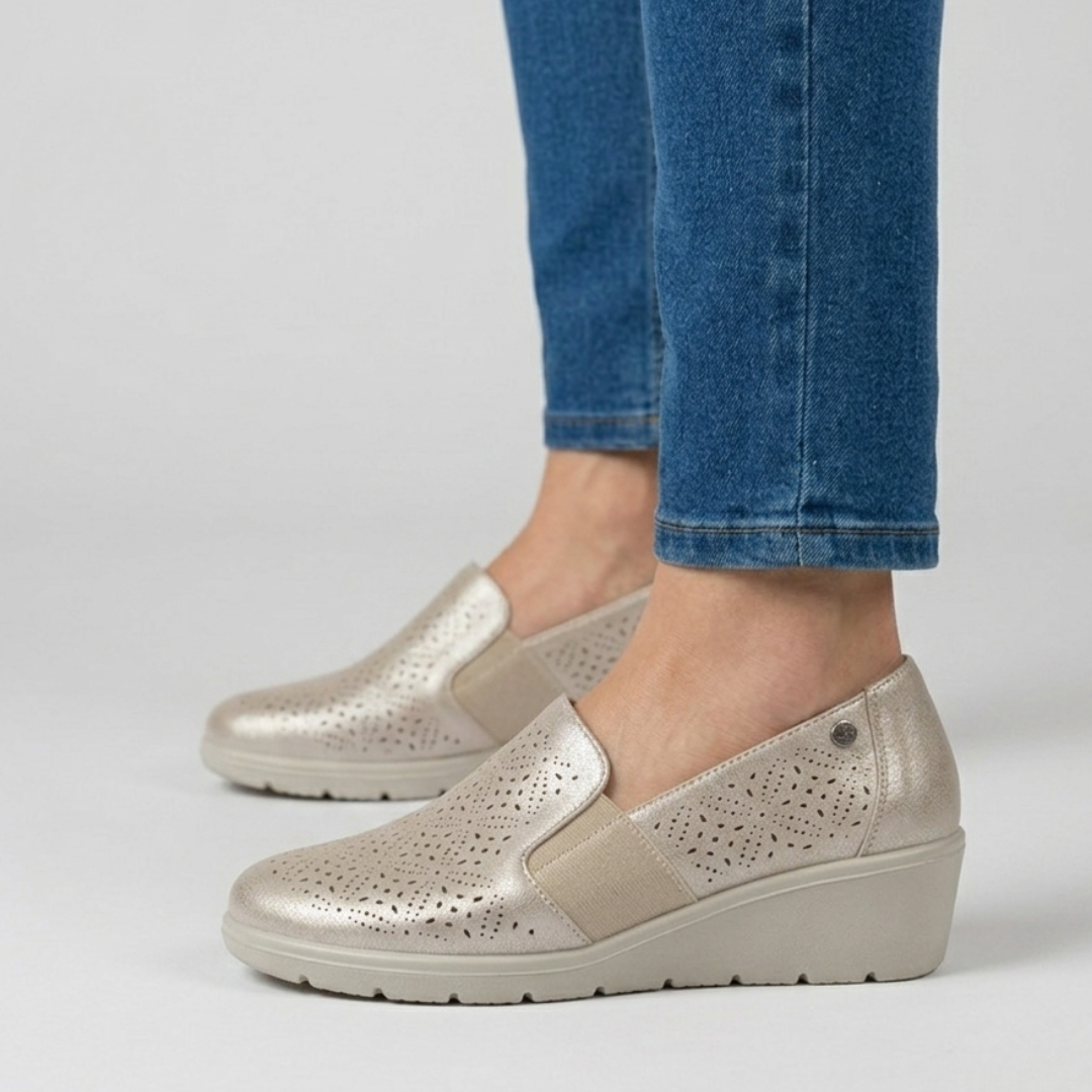 ALEXANDRA | Comfortable Women's Wedge Loafers