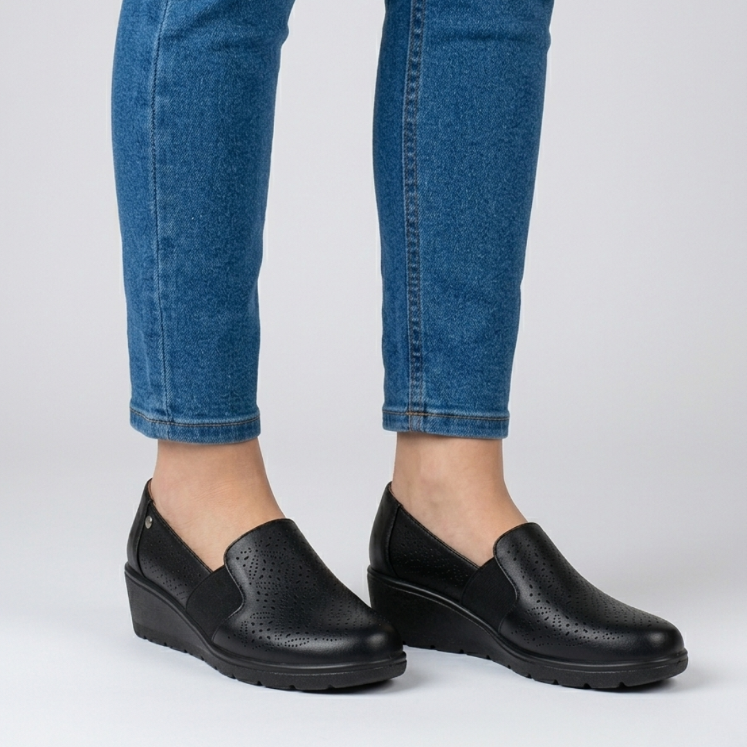 ALEXANDRA | Comfortable Women's Wedge Loafers