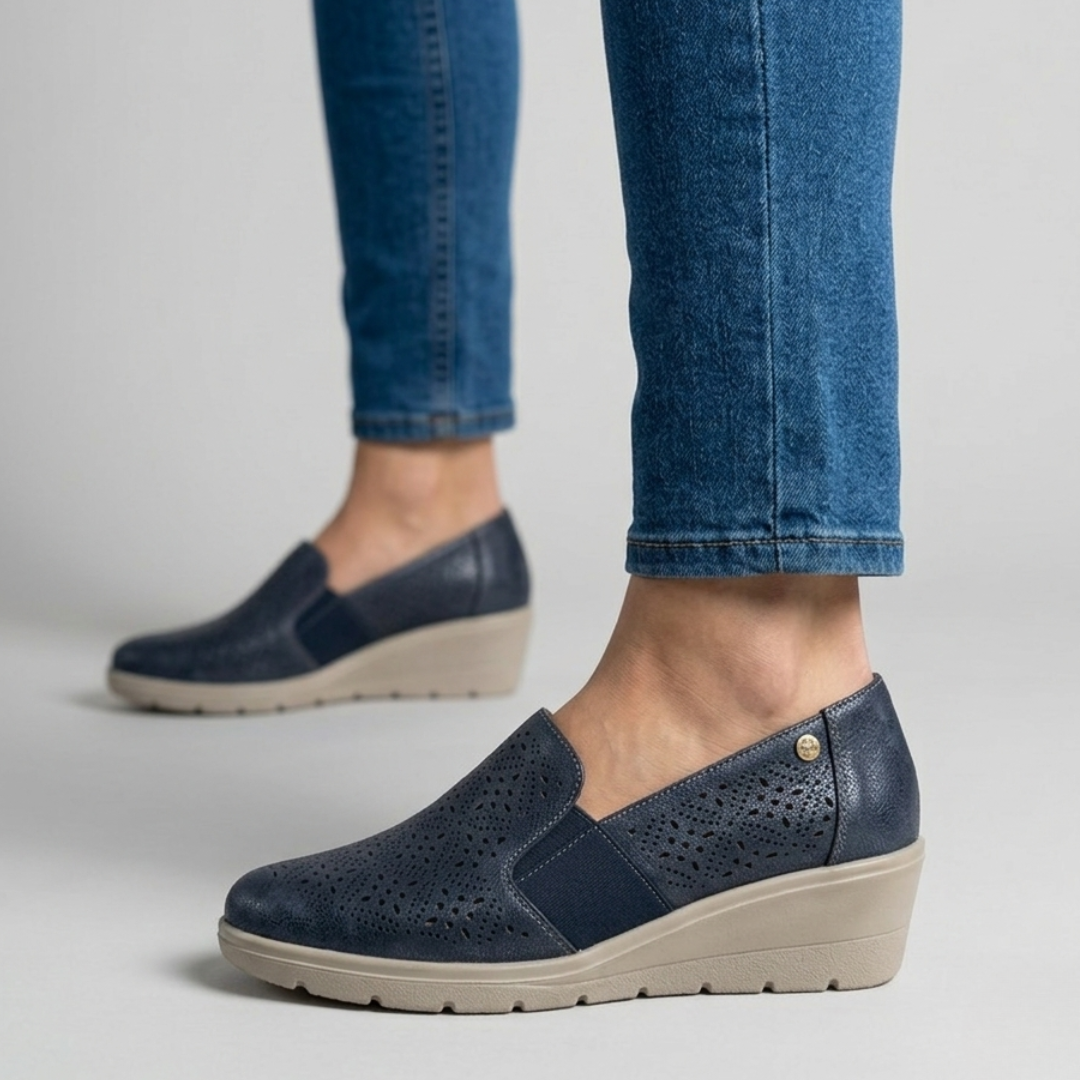 ALEXANDRA | Comfortable Women's Wedge Loafers