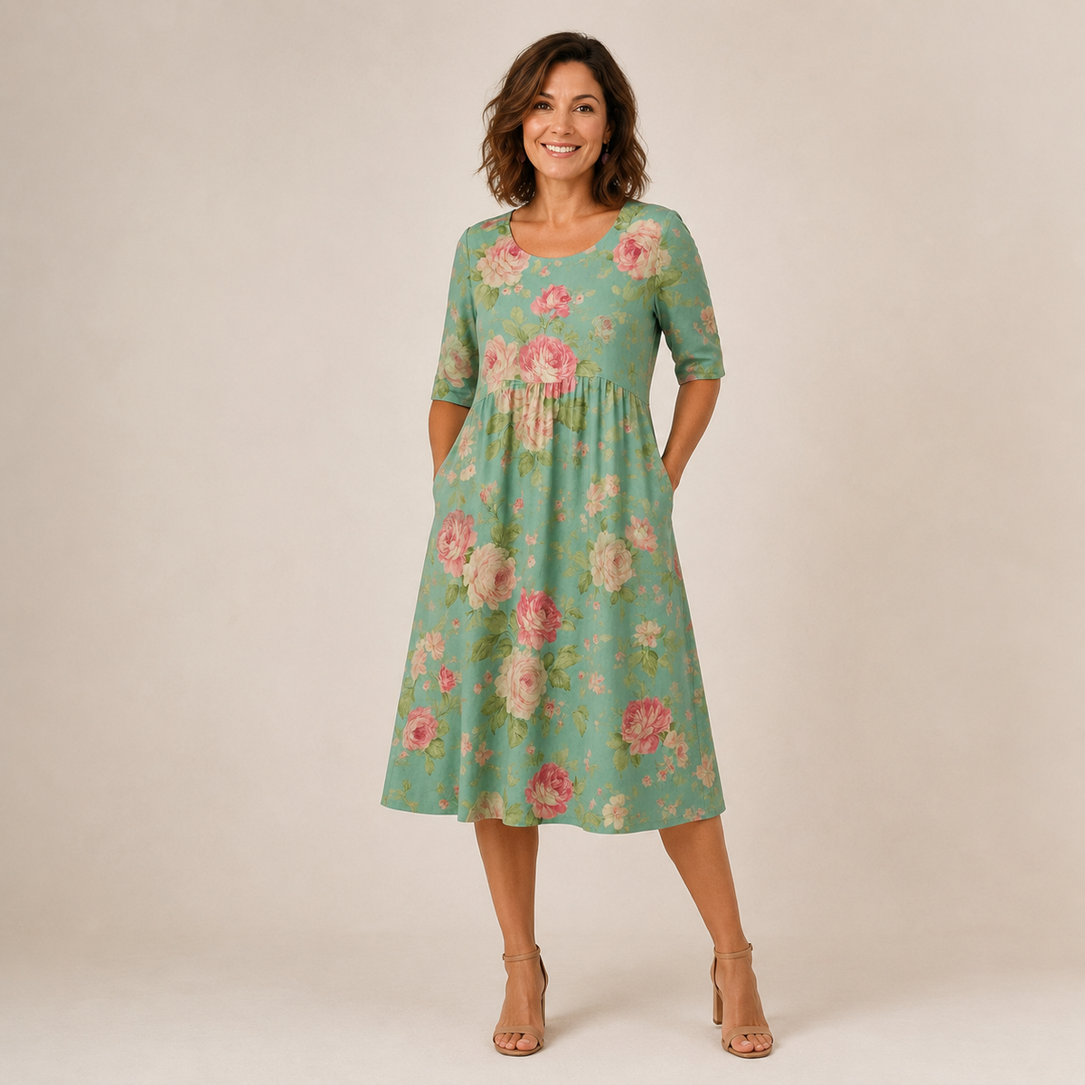 LILY | Midi Dress - Effortless Comfort