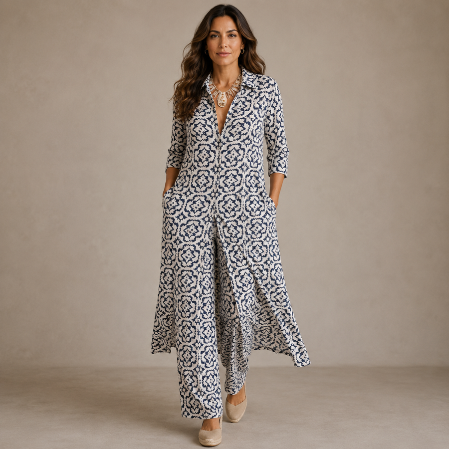 SARA | Patterned Two Piece Set