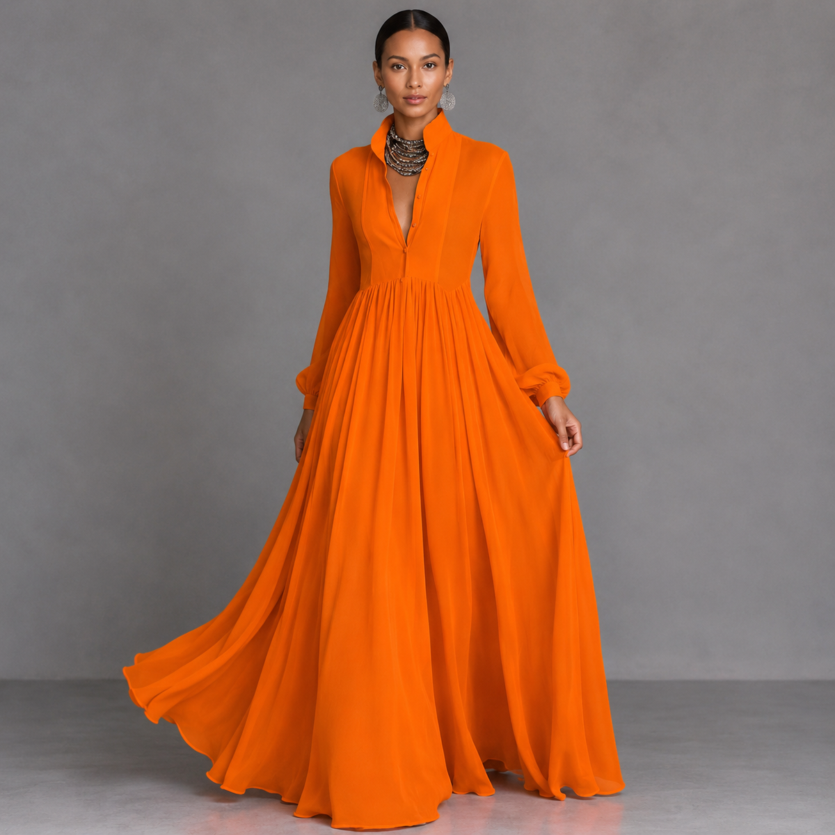 ELOISA | Flowy Elegant Maxi Dress