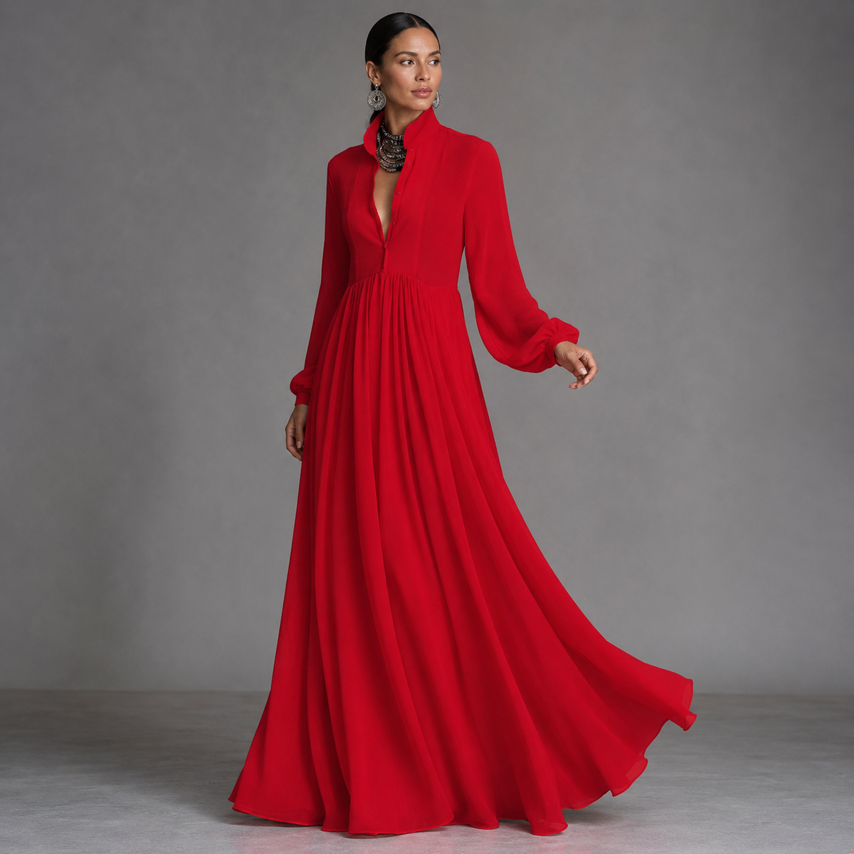 ELOISA | Flowy Elegant Maxi Dress