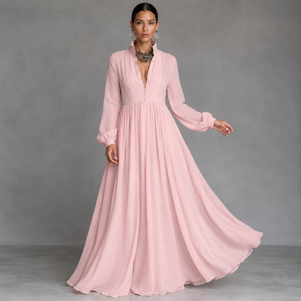 ELOISA | Flowy Elegant Maxi Dress