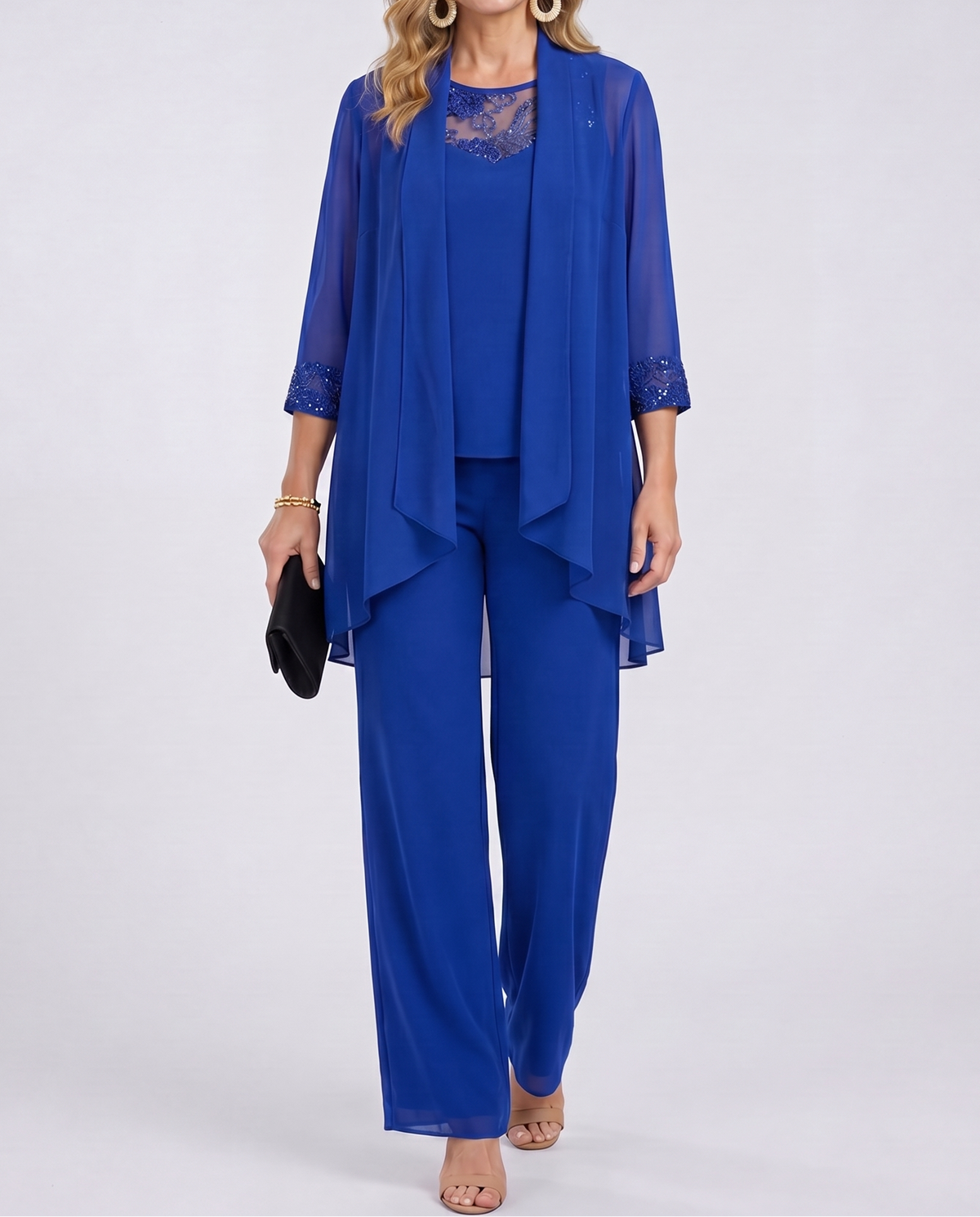 Evelyn | Flowing Three-Piece Evening Set
