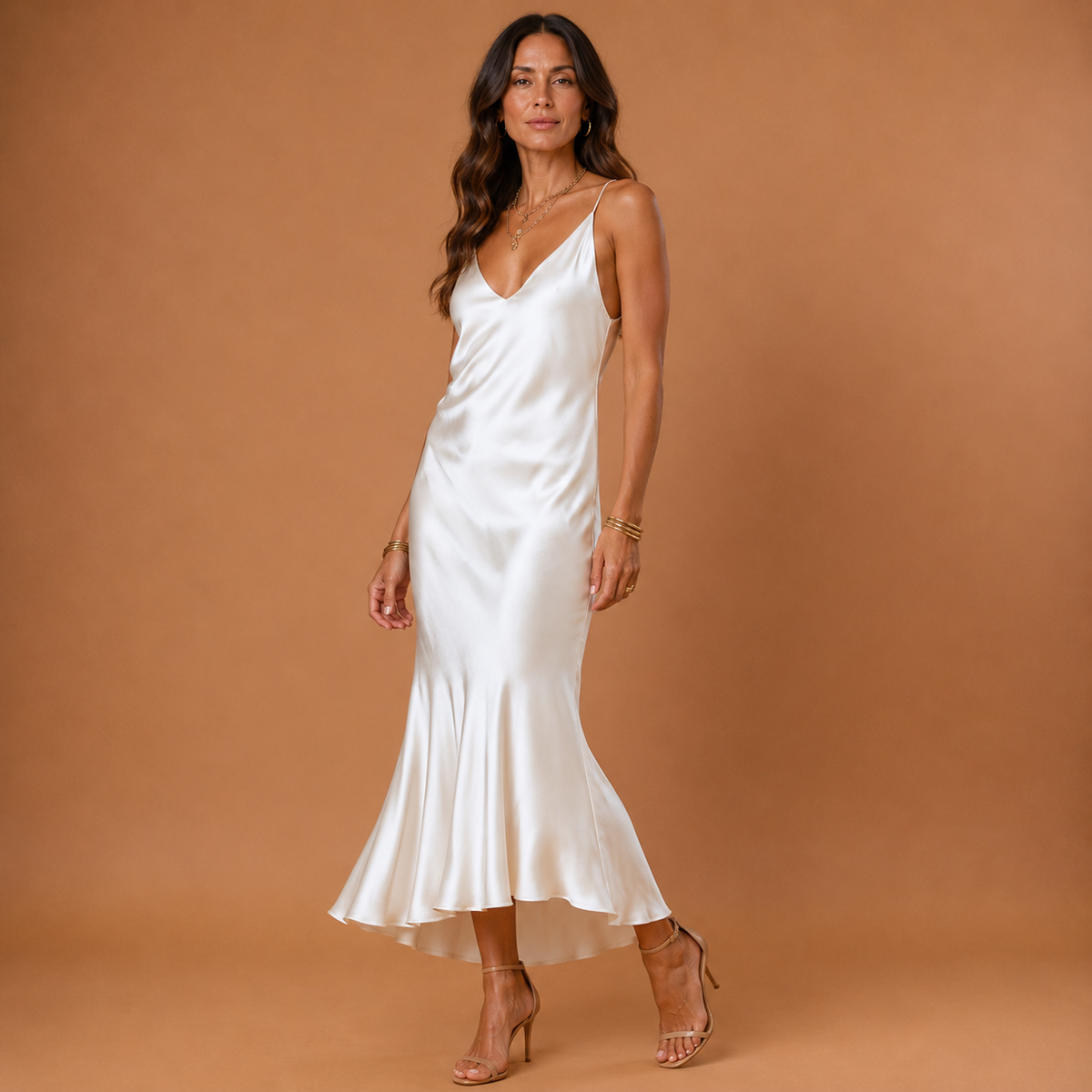 SOLENE | Slip Dress & Knit Set