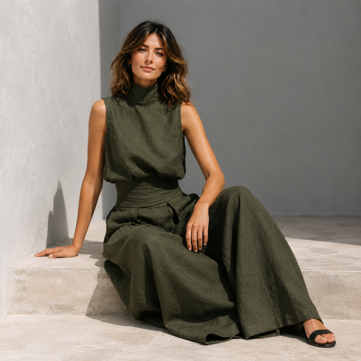 MARIA | Cotton and Linen Set