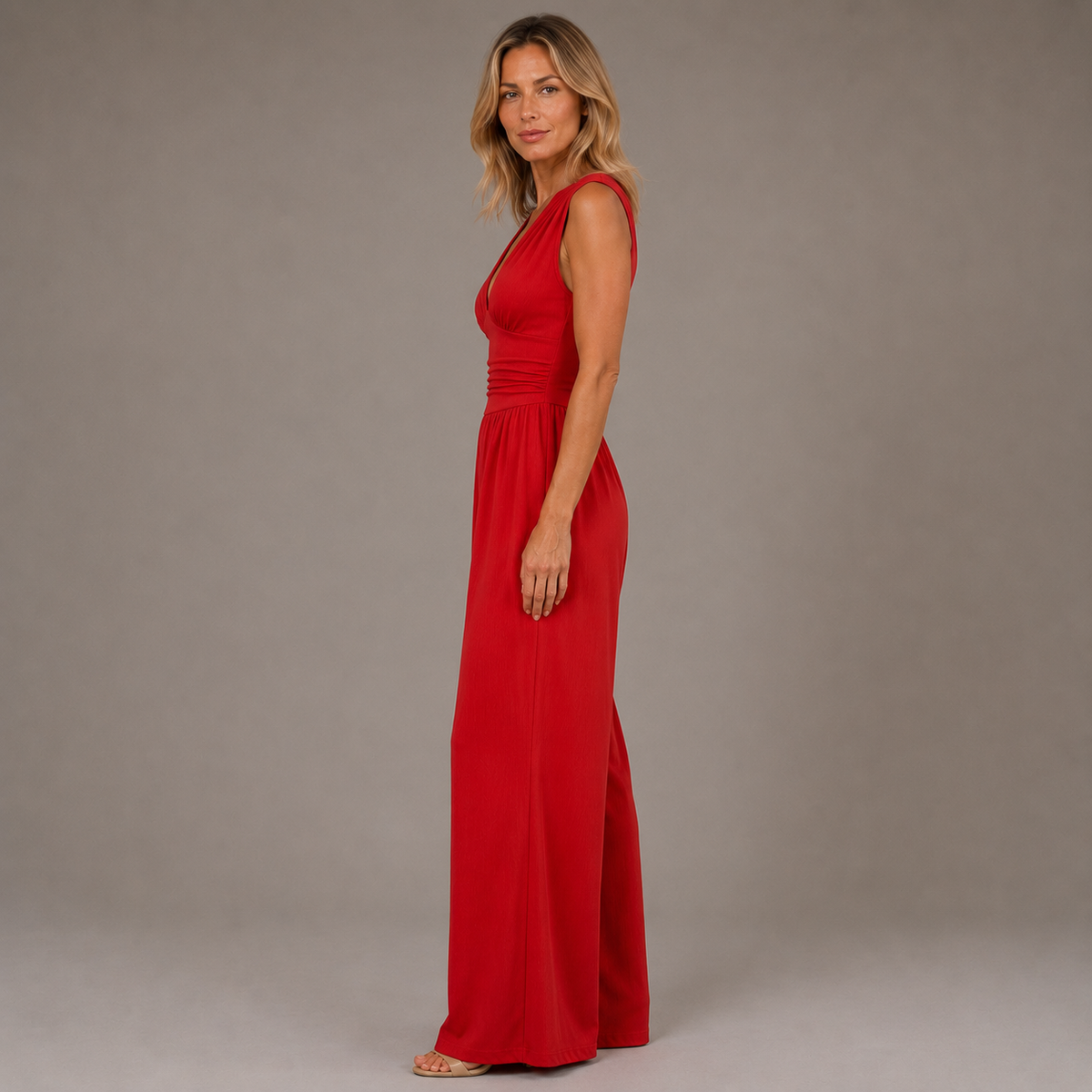 CHARITY | Chic Sleeveless Wide-Leg Jumpsuit